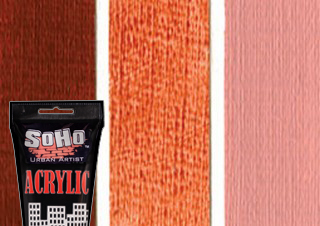 SoHo Urban Artist Acrylic Burnt Sienna 250ml Tube