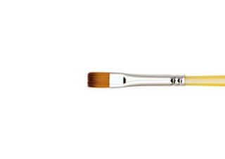 Creative Inspirations Short Dura-Handle Flat Brush Size 1/4 inch