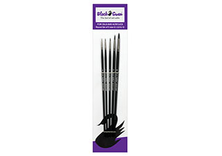 Black Swan Long Handle Round Brush Set