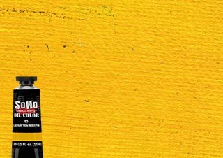 SoHo Urban Artist Oil Color Cadmium Yellow Medium Hue 50ml Tube