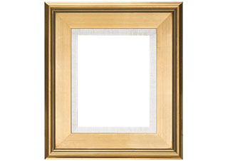 Departments - Plein Air Frame with Linen Liner Gold 8x10