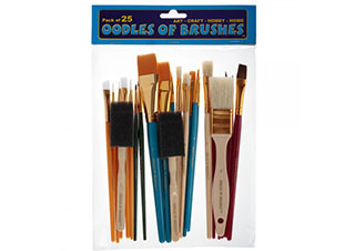 Oodles of Brushes Pack of 25