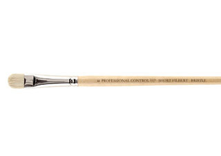 New York Central Control Bristle Series 117 Short Filbert Brush Size 8