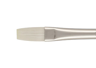 Berlin Synthetic Long Handle Brush Series 1018F Size 12 Flat