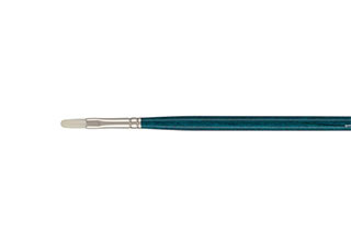 Berlin Synthetic Long Handle Brush Series 1018T Size 1 Filbert