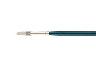 Berlin Synthetic Long Handle Brush Series 1018T Size 4 Filbert