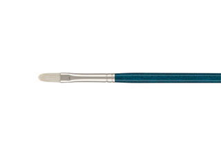 Berlin Synthetic Long Handle Brush Series 1018T Size 6 Filbert