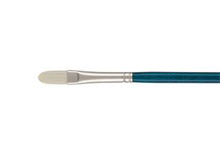 Berlin Synthetic Long Handle Brush Series 1018T Size 8 Filbert