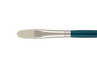 Berlin Synthetic Long Handle Brush Series 1018T Size 16 Filbert