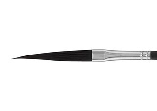 Black Knight Synthetic Short Handle Sword Liner Brush 1/4 in.