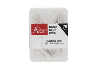 Acurit Electric Eraser Refills Pack of 70 Assorted