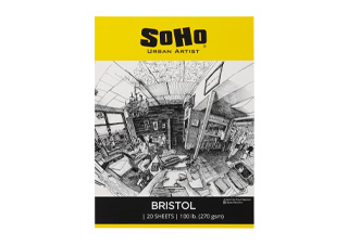 SoHo Bristol Paper Pad 270 gsm 9x12 in. (20 Sheets)