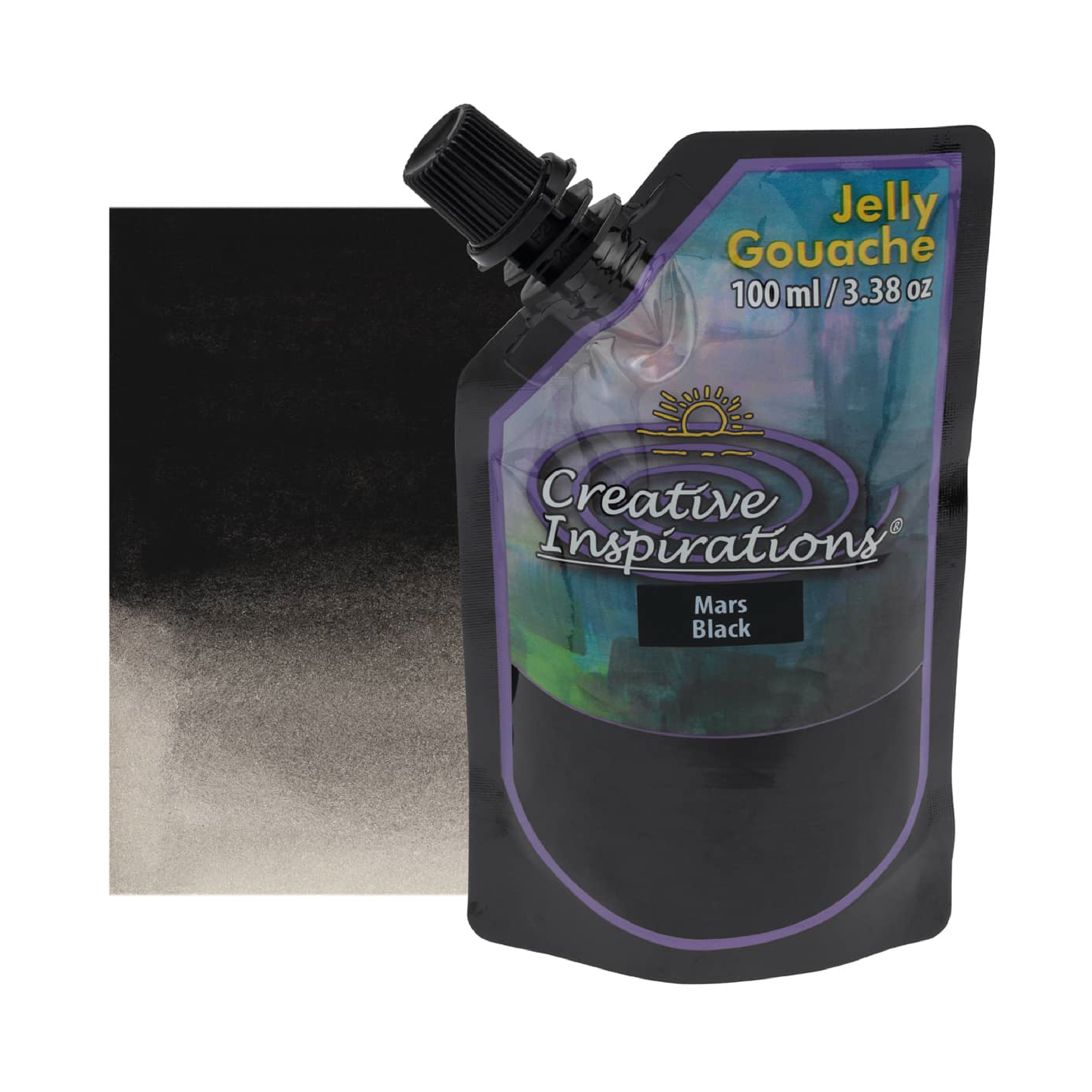 Creative Inspirations Jelly Gouache 100 ml Mars Black