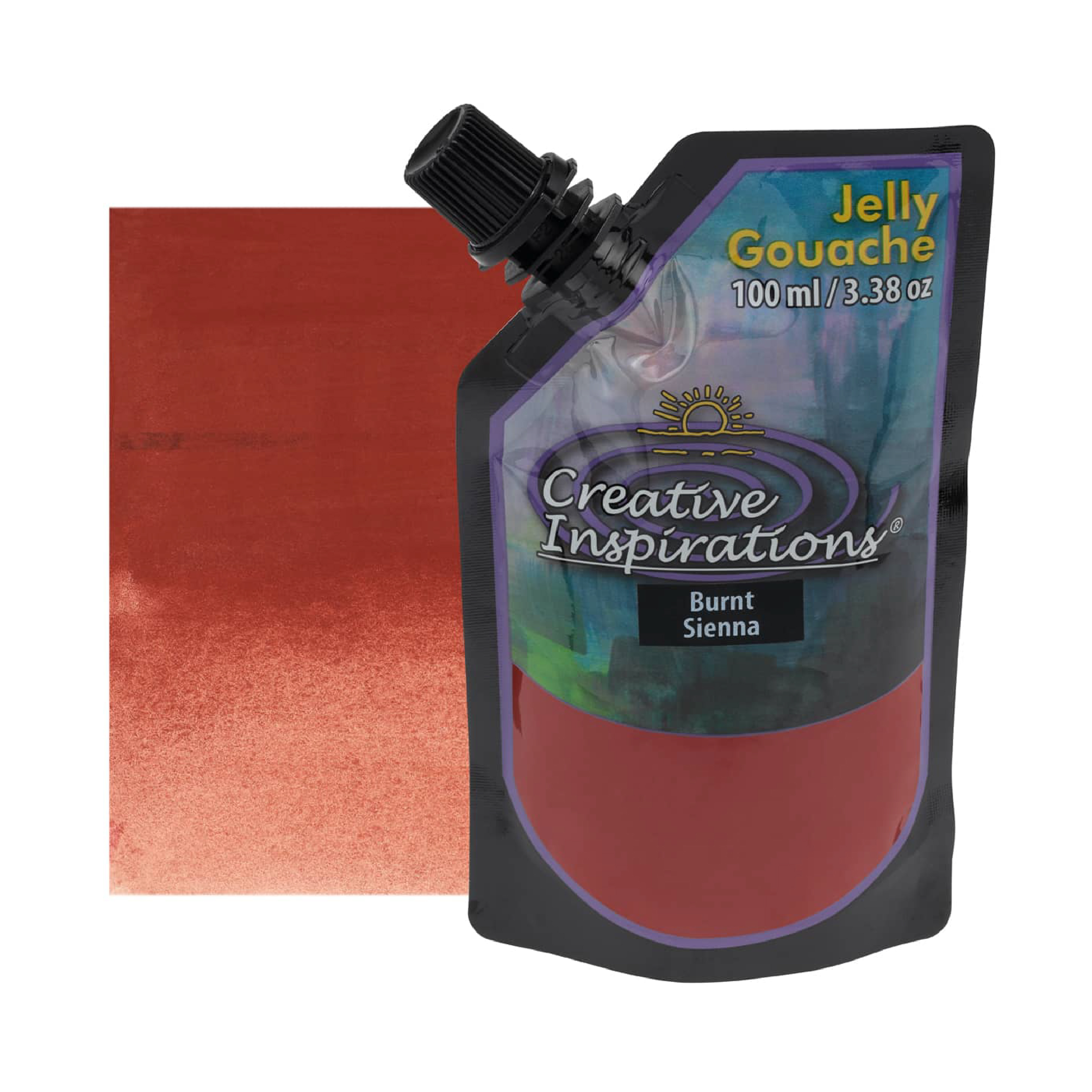 Creative Inspirations Jelly Gouache 100 ml Burnt Sienna