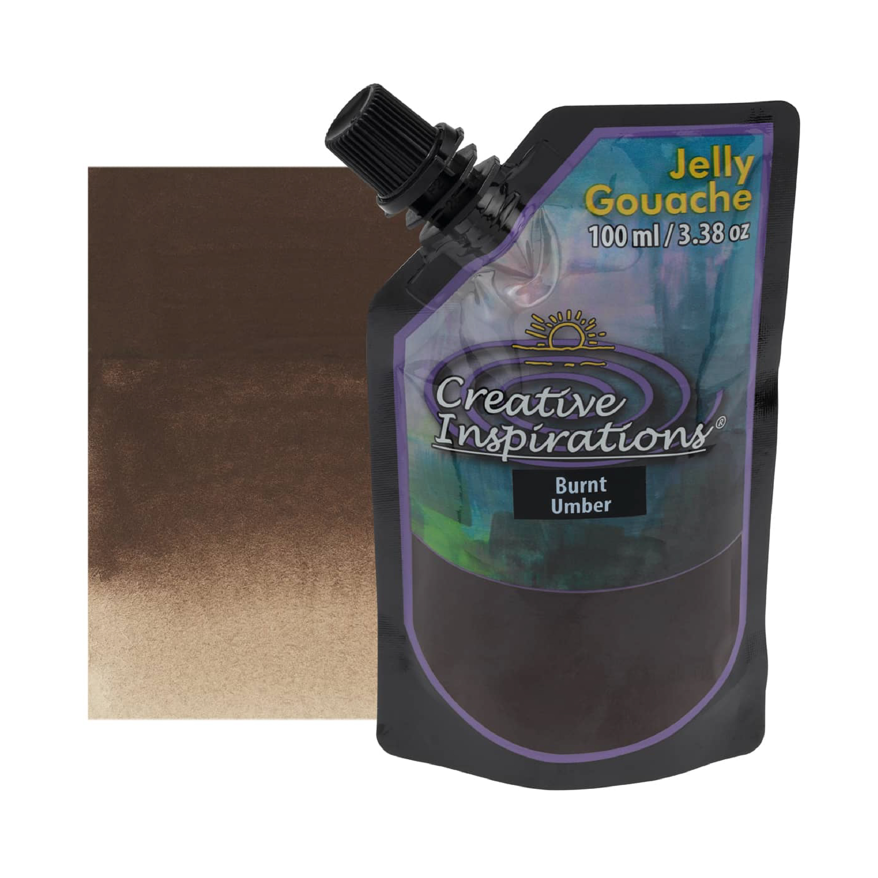 Creative Inspirations Jelly Gouache 100 ml Burnt Umber