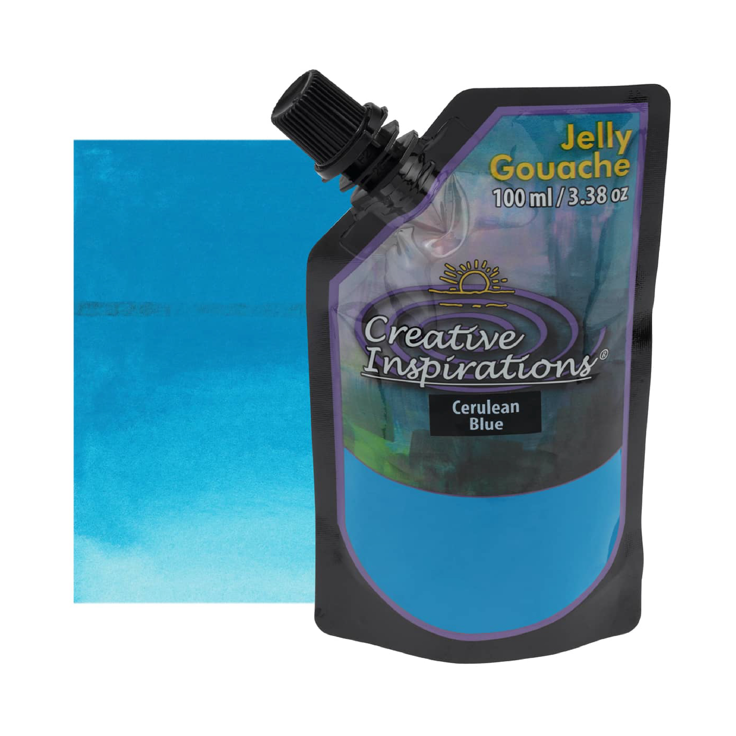 Creative Inspirations Jelly Gouache 100 ml Cerulean Blue