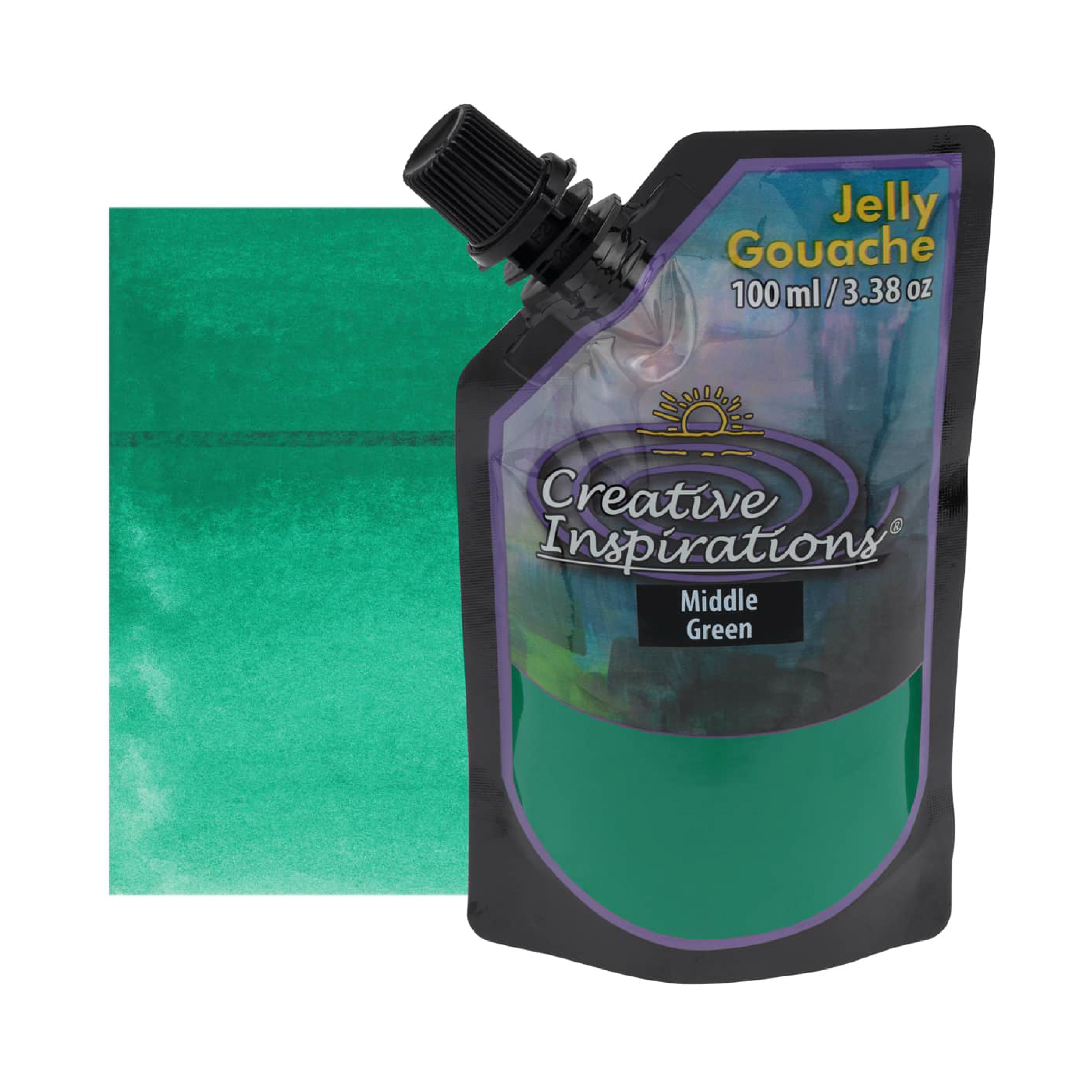 Creative Inspirations Jelly Gouache 100 ml Middle Green