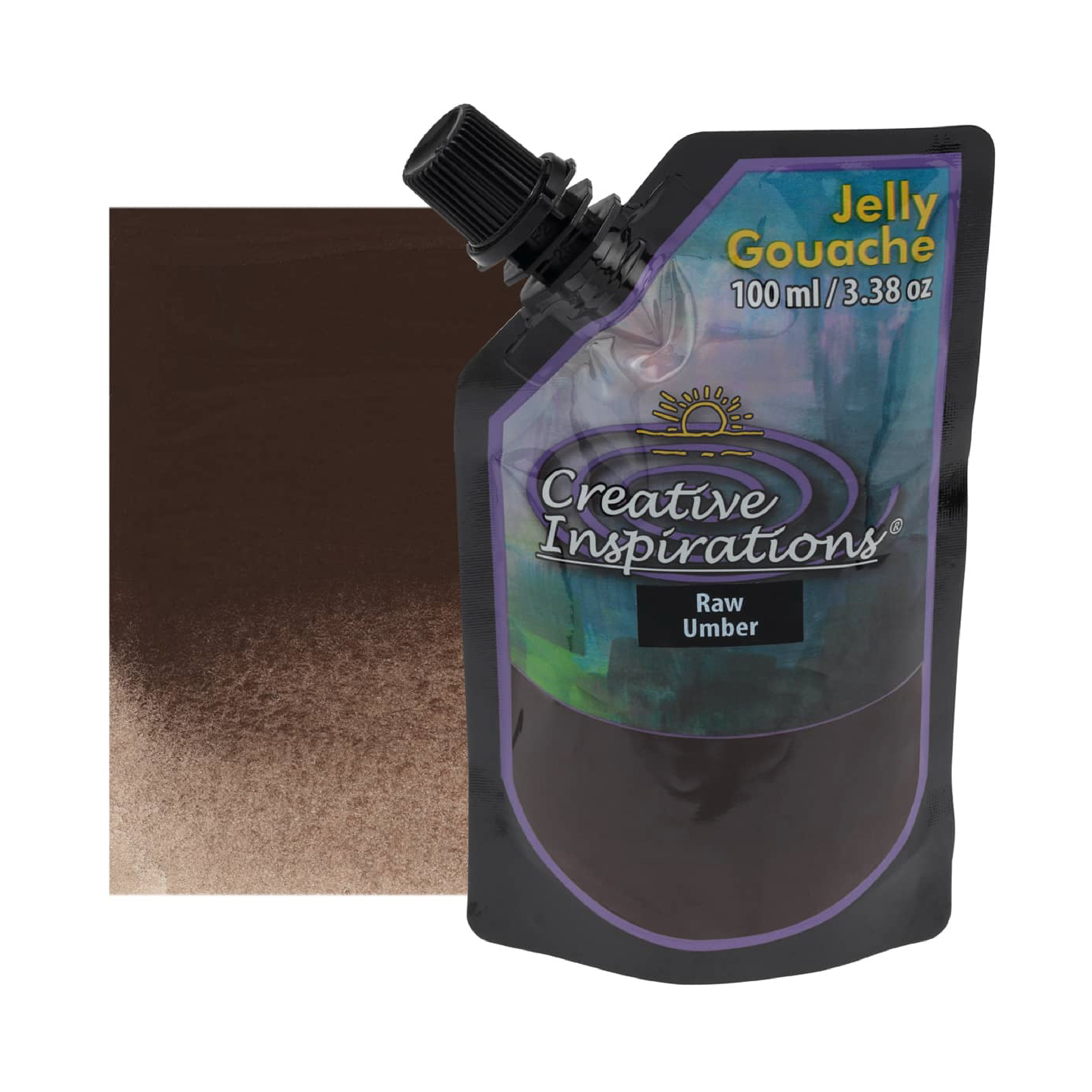 Creative Inspirations Jelly Gouache 100 ml Raw Umber