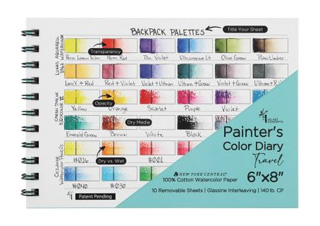 HG Art Concepts Painter's Travel Color Diary for Watercolor 6x8 in.