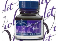 Winsor & Newton Calligraphy Ink Violet 30ml Bottle