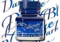 Winsor & Newton Calligraphy Ink Dark Blue 30ml Bottle
