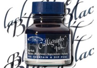 Winsor & Newton Calligraphy Ink Blue Black 30ml Bottle