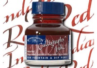 Winsor & Newton Calligraphy Ink Indian Red 30ml Bottle