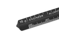 Alumicolor 6 inch Engineering Pocket Scale in Black