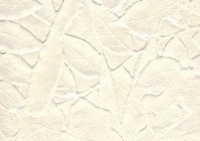 Emboss Leaf/branch Wht 22x30