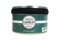 Gamblin Relief Ink 175 ml Phthalo Green