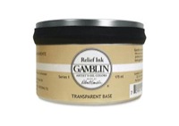 Gamblin Relief Ink 175 ml Transparent Base
