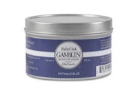 Gamblin Relief Ink 175 ml Phthalo Blue