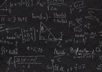 Chalkboard Equations 22x30