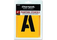 Painting Stencil Pack 4 inch Alpha/Numbers