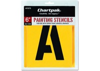Painting Stencil Pack 6 inch Alpha/Numbers