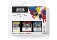 Liquitex Acrylic Ink Set of 3 Essential Colors 30 ml