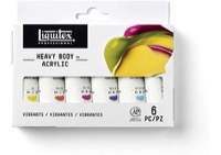 Liquitex Heavy Body Acrylic Set of 6 Vibrant Colors 22 ml Tubes
