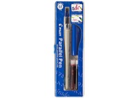 Pilot Parallel Pen 6.0mm with One Black and One Red Ink Cartridge