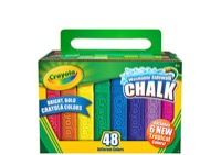 Crayola 48 Count Washable Sidewalk Chalk with Tropical Colors