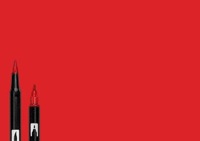 Tombow Dual Brush Pen Poppy Red 856