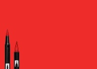 Tombow Dual Brush Pen Red 905