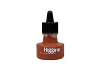 Higgins Ink Waterproof Brown Ink 1oz Bottle