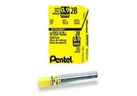 Pentel Lead 0.9mm 2B Refill 15-Count