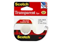 Scotch Transparent Tape 1/2 x 450 inch Dispenser