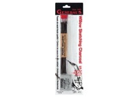 General Pencil Willow Charcoal Sticks Tube of 5 Assorted Pieces