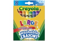 Crayola 8 Count Large Washable Crayons