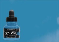 Daler-Rowney FW Acrylic Ink Pearl Dutch Blue 1oz Bottle