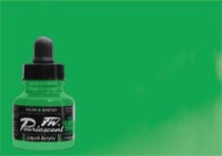 Daler-Rowney FW Acrylic Ink Pearl Macaw Green 1oz Bottle