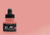 Daler-Rowney FW Acrylic Ink Pearl Platinum Pink 1oz Bottle