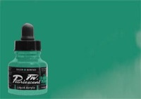 Daler-Rowney FW Acrylic Ink Pearl Waterfall Green 1oz Bottle